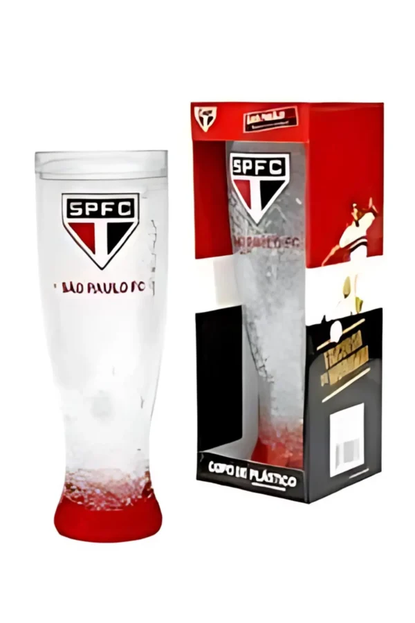 COPO PLASTICO C/GEL SÃO PAULO 450 ML