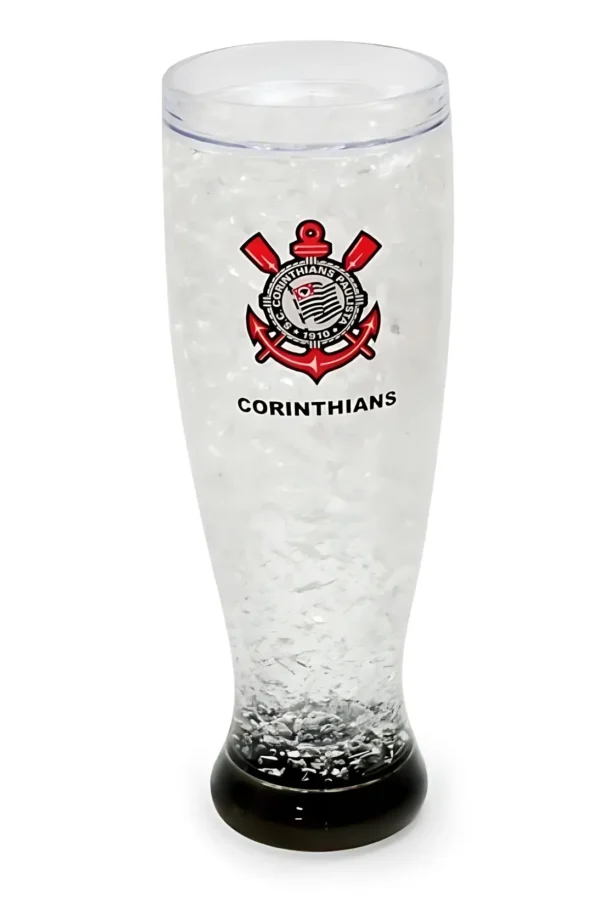 COPO PLASTICO C/GEL CORINTHIANS 450ML